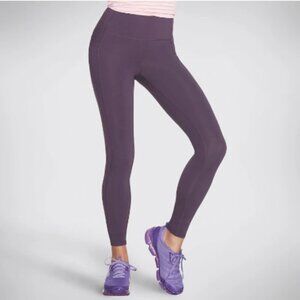 New Skechers Go Walk Tight High Waist Leggings Yoga Pants Purple, size S